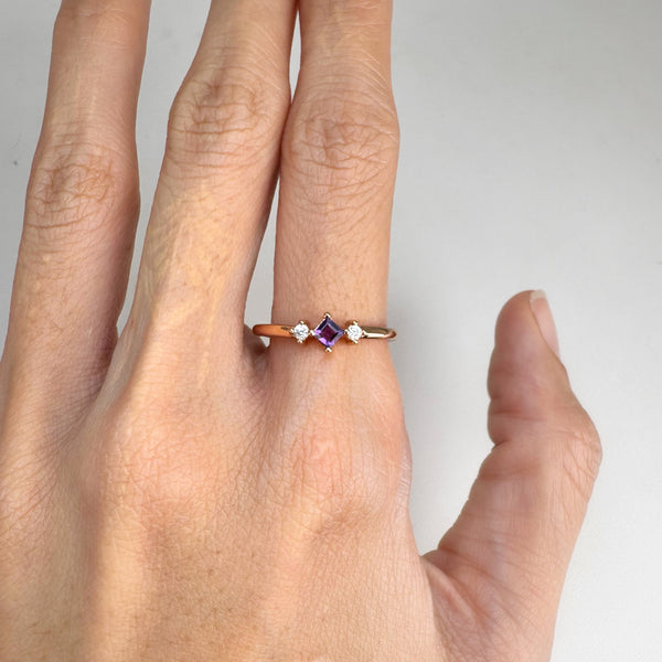 Simone Purple Amethyst Ring
