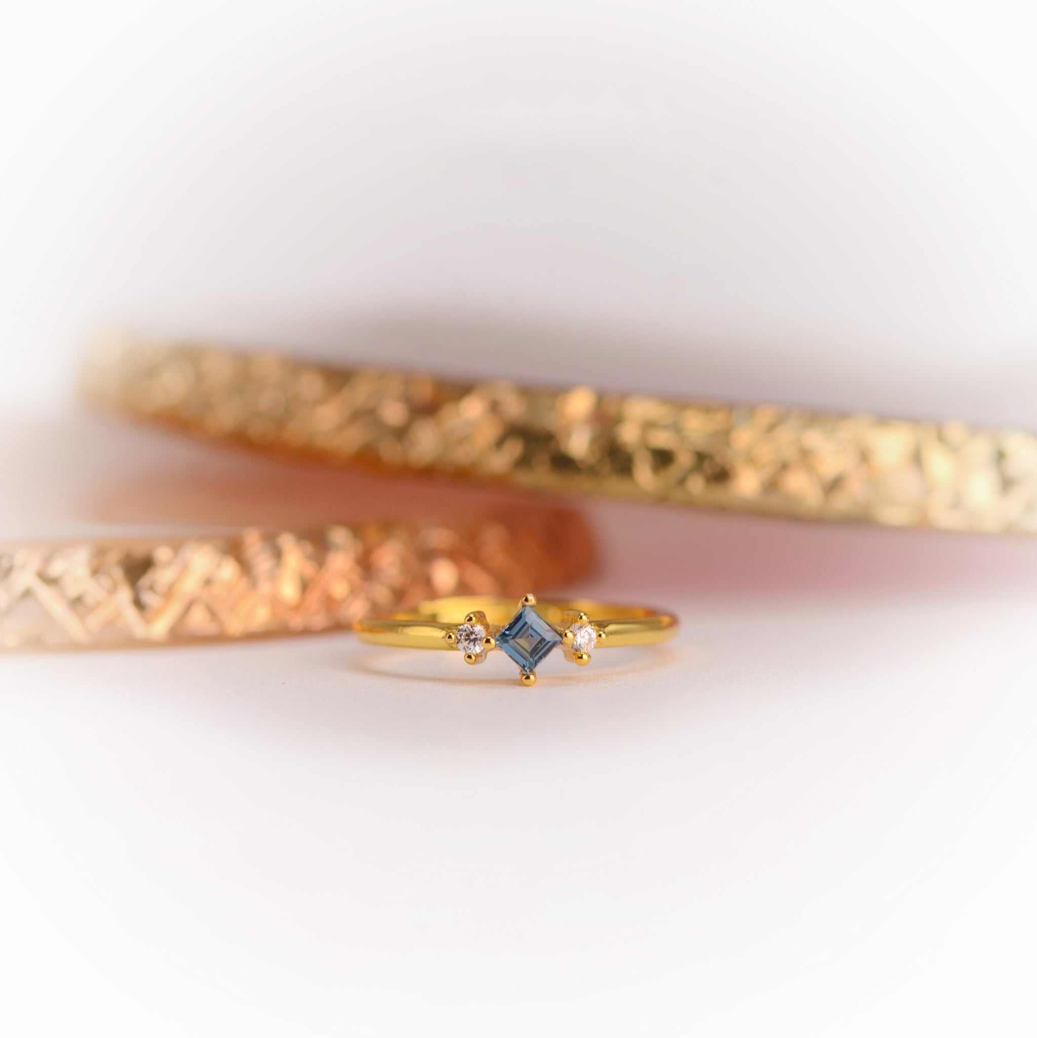 Cassidy London Blue Topaz Ring