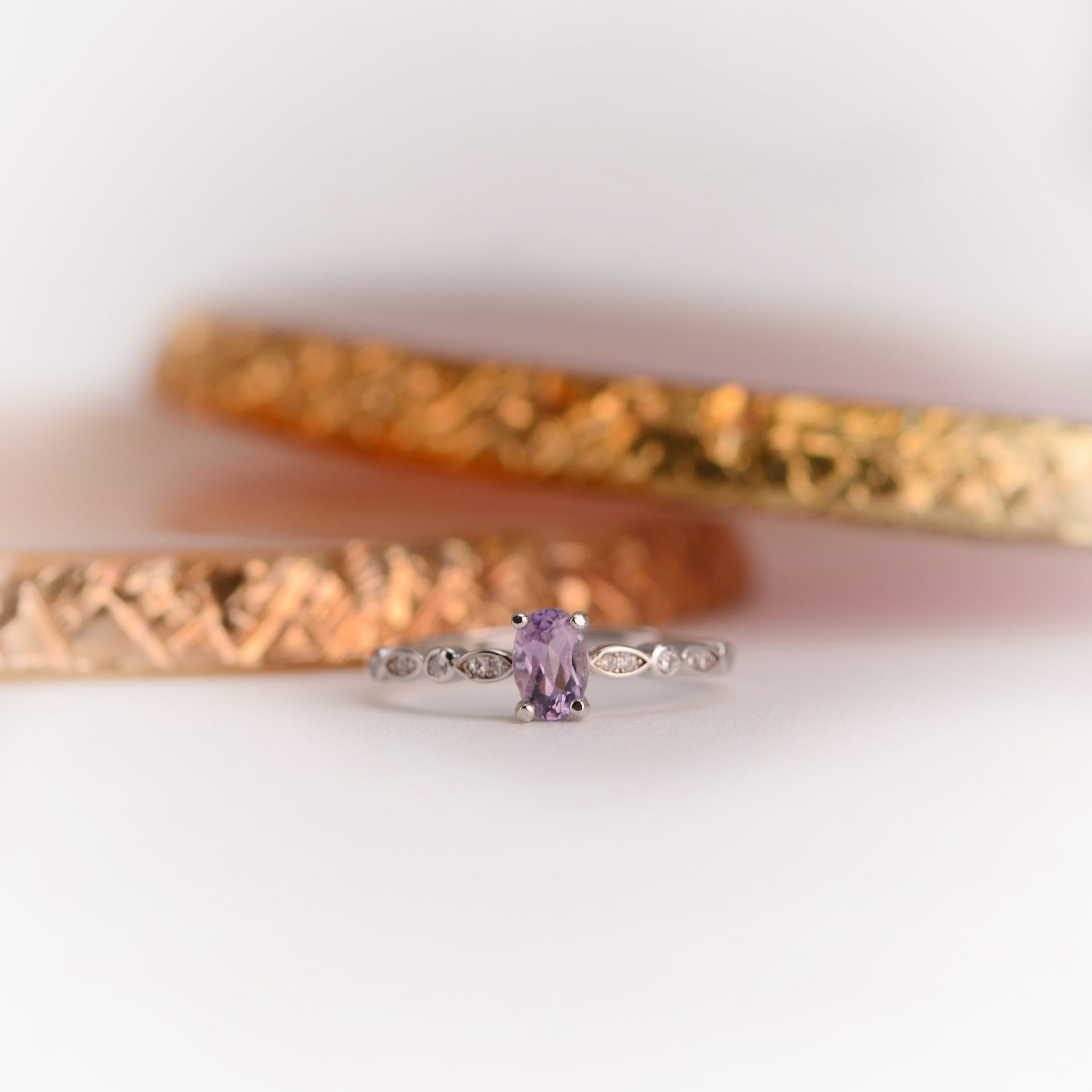 Mikayla Amethyst Ring