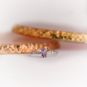 Mikayla Amethyst Ring