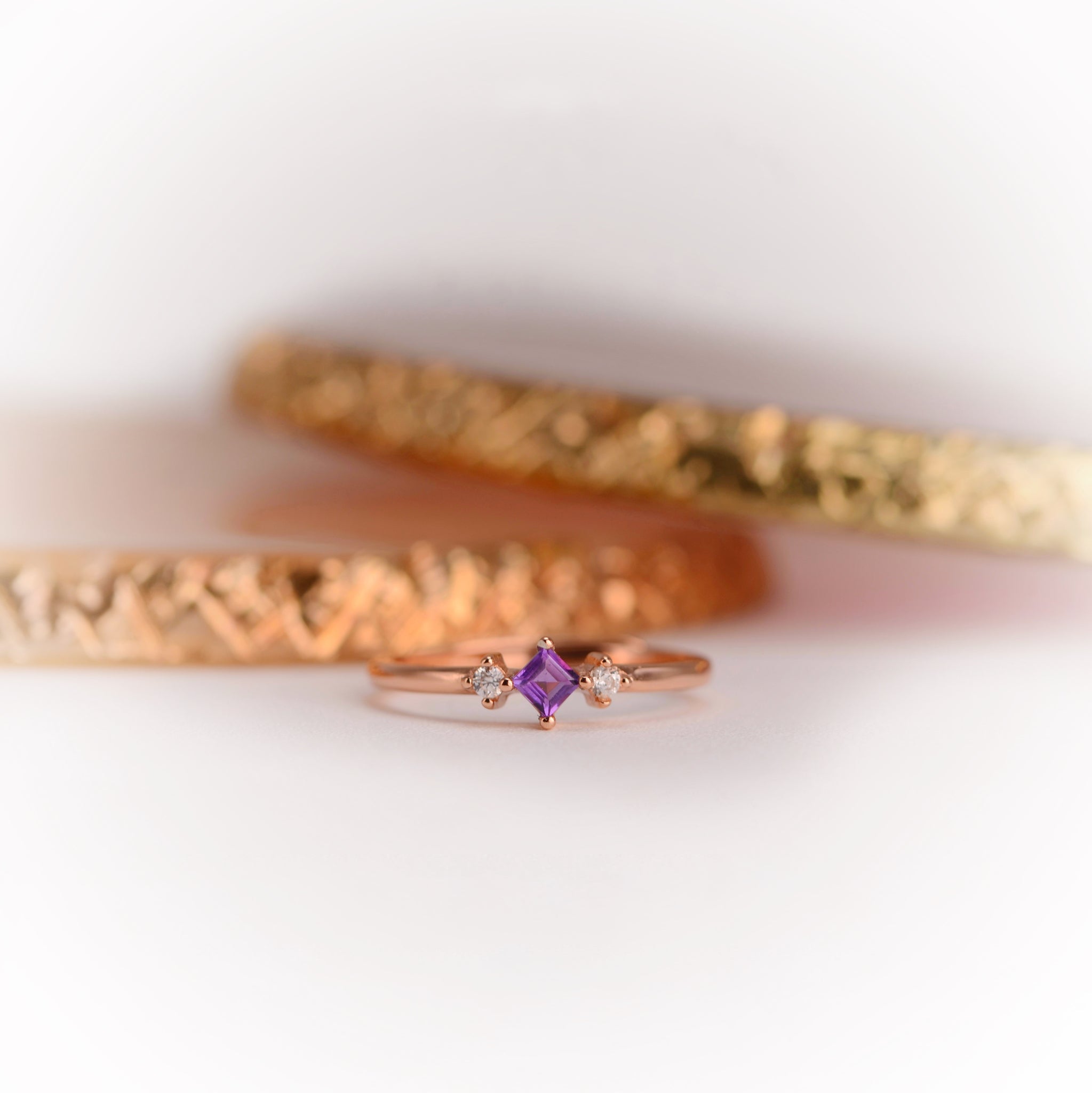 Simone Purple Amethyst Ring