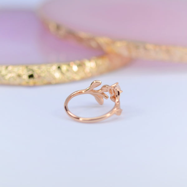 Gaea Rose Quartz Ring