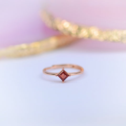 Athena Garnet Ring