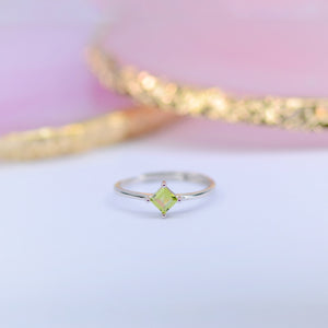 Minerva Peridot Ring