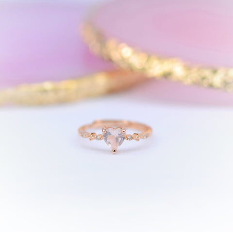 Aphrodite Rose Quartz Ring