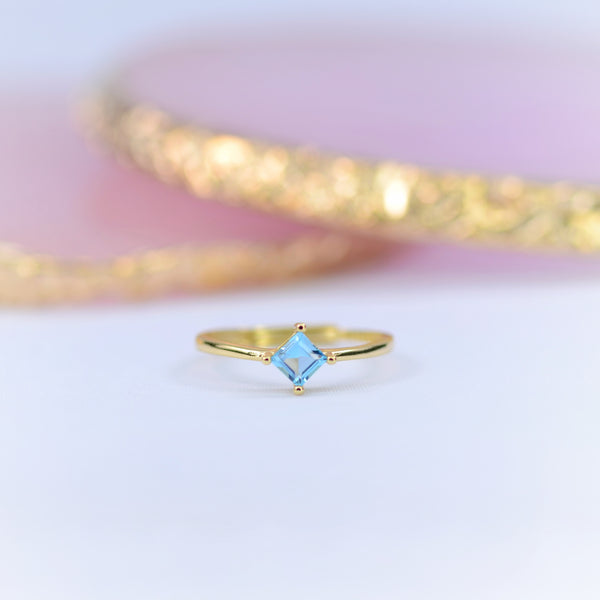 Calie Blue Topaz Ring