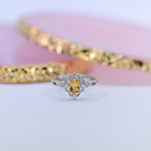 Amalia Citrine Ring