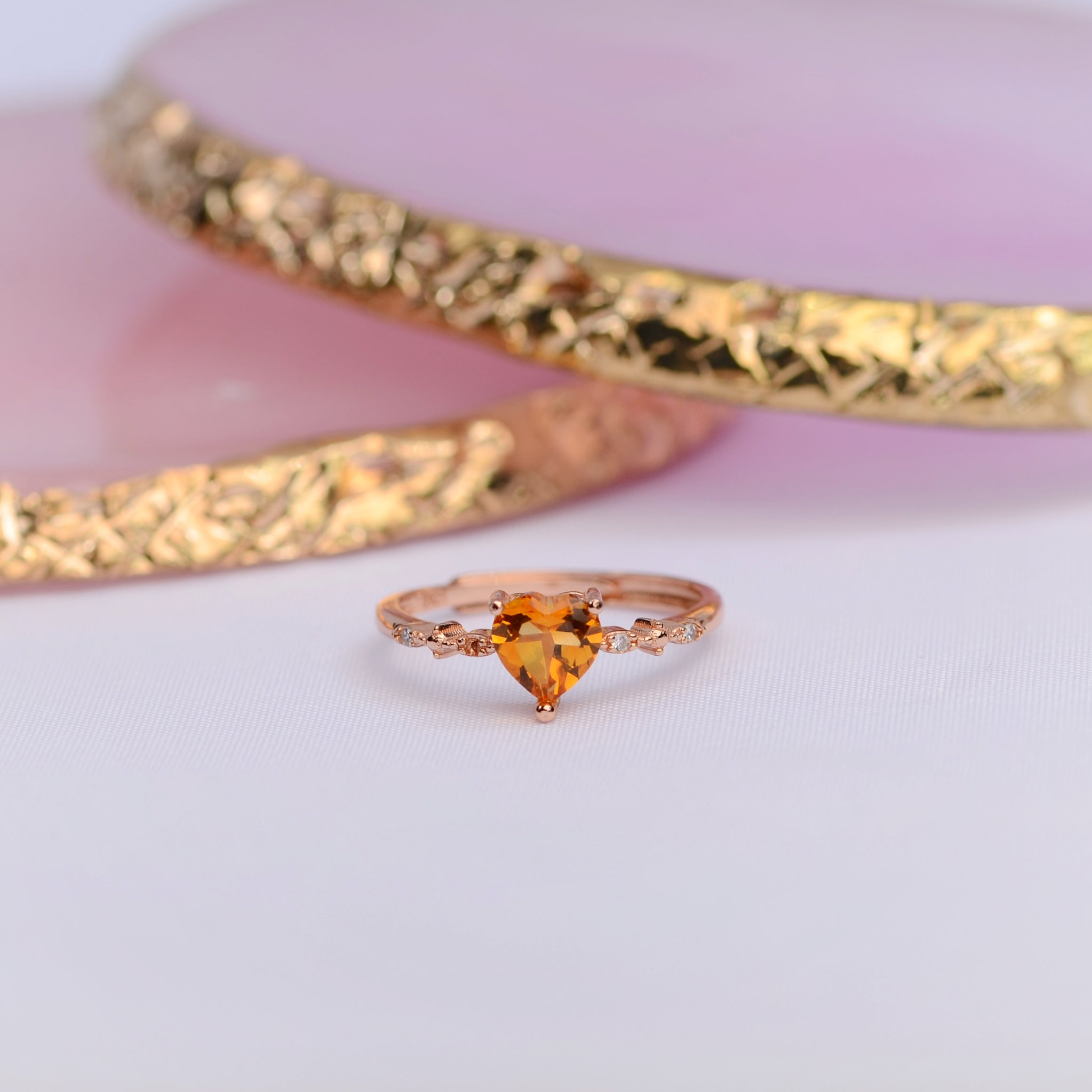 Aphrodite Citrine Ring