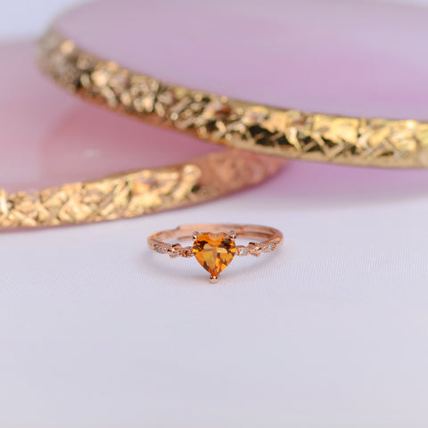 Aphrodite Citrine Ring