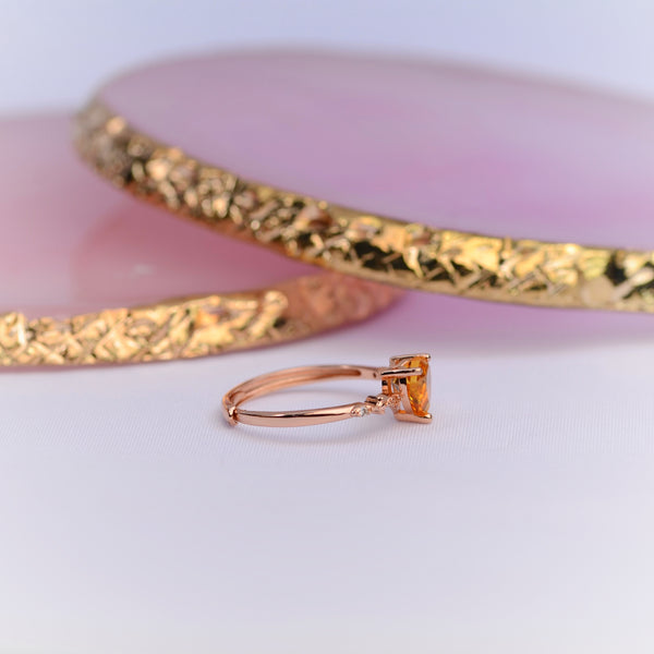 Aphrodite Citrine Ring