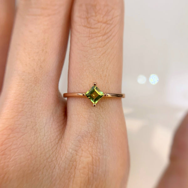 Athena Peridot Ring