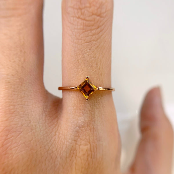 Athena Citrine Ring