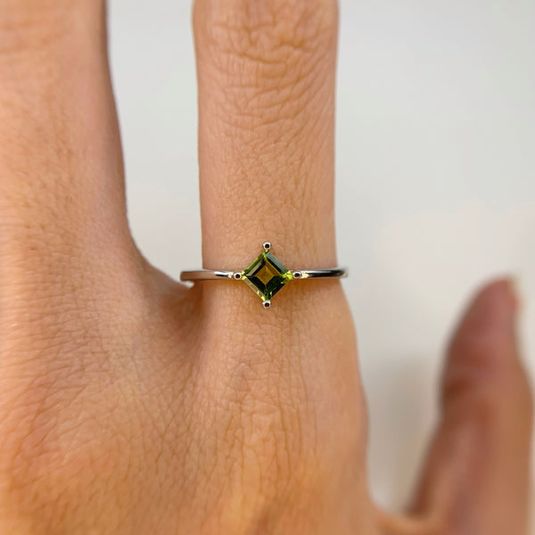 Minerva Peridot Ring