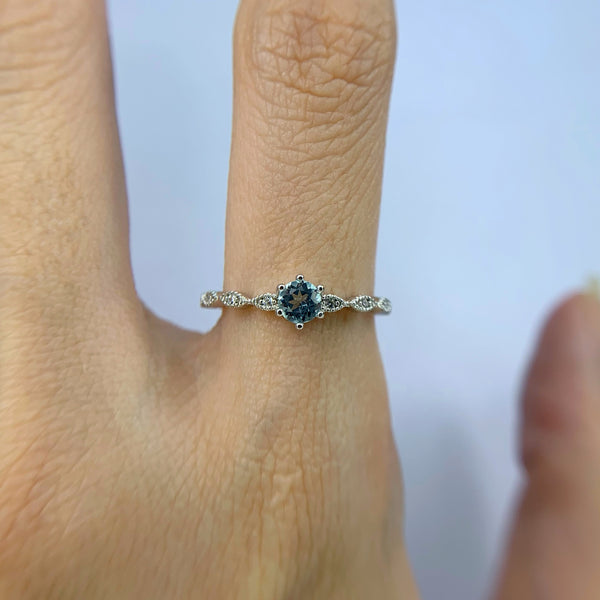 Charlotte Blue Topaz Ring
