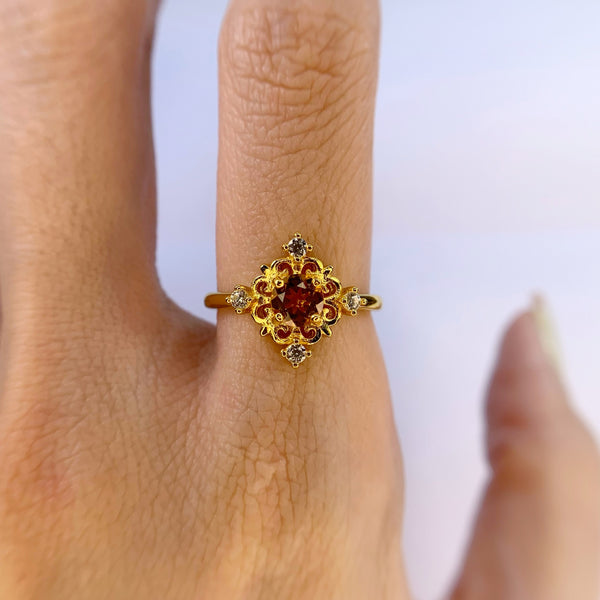 Zoe Citrine Ring