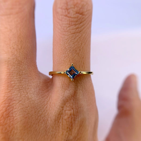 Calie Blue Topaz Ring