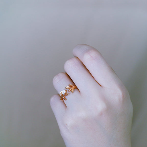 Gaea Rose Quartz Ring