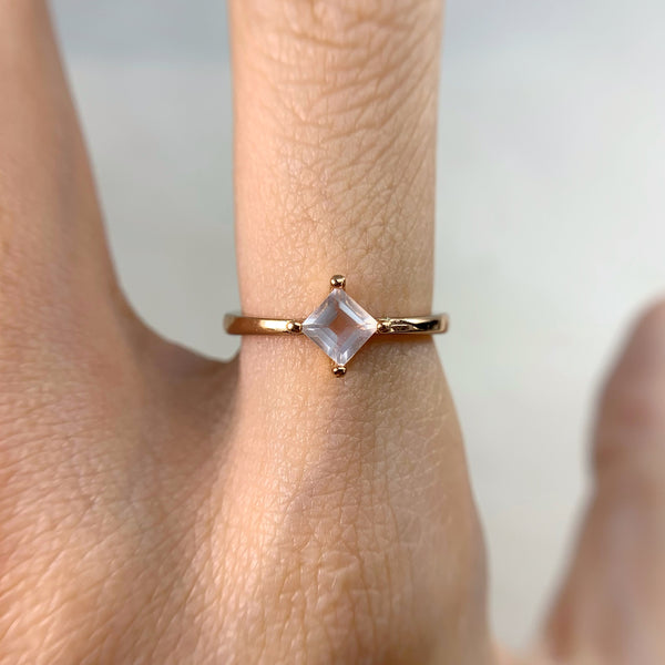 Minerva Rose Quartz Ring