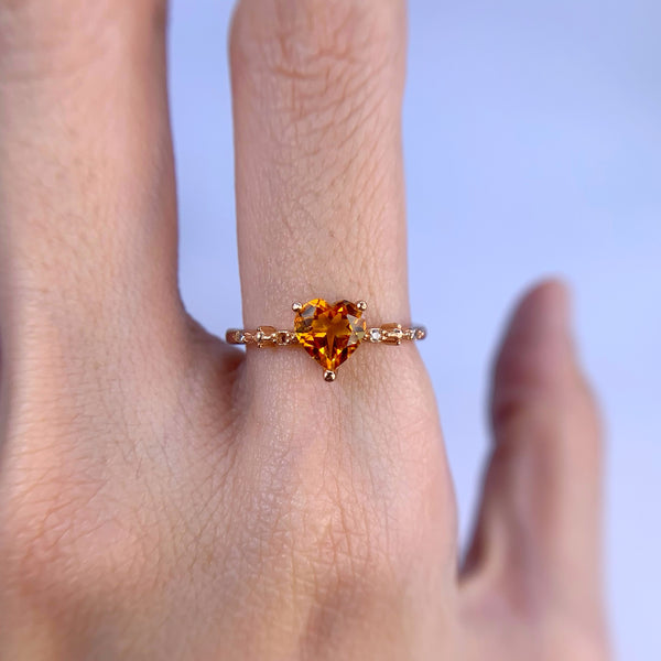 Aphrodite Citrine Ring