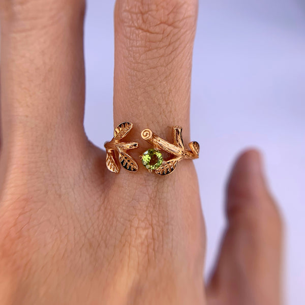 Gaea Peridot Ring