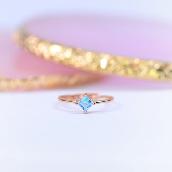 Athena Blue Topaz Ring