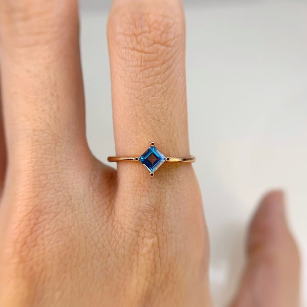 Athena Blue Topaz Ring